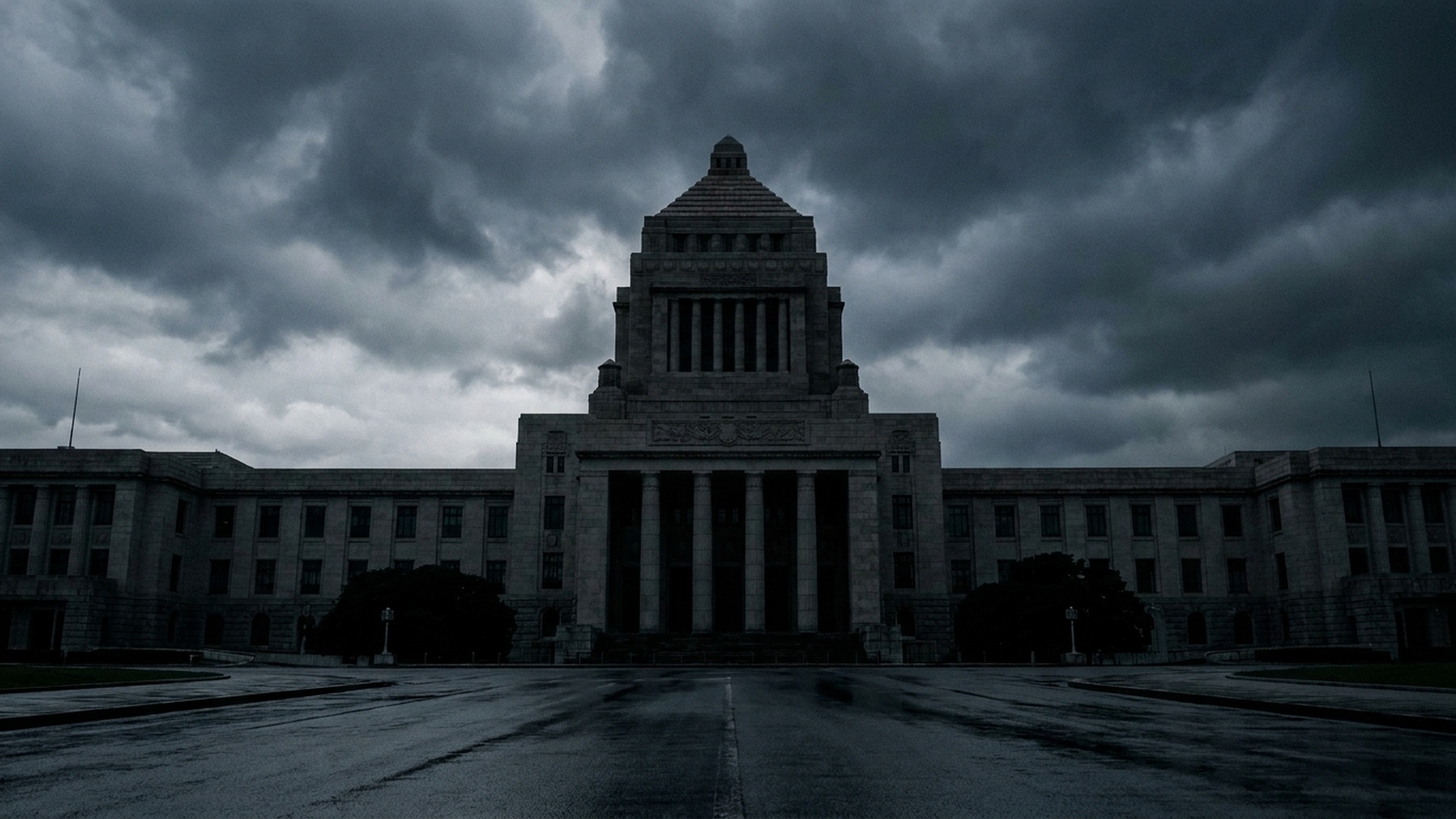 国会議事堂の静寂