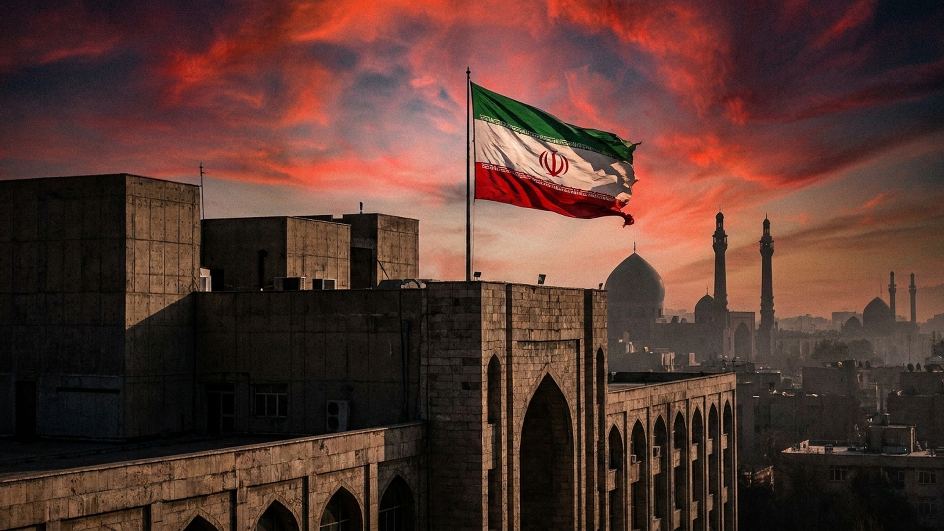 イラン国旗・外交的緊張