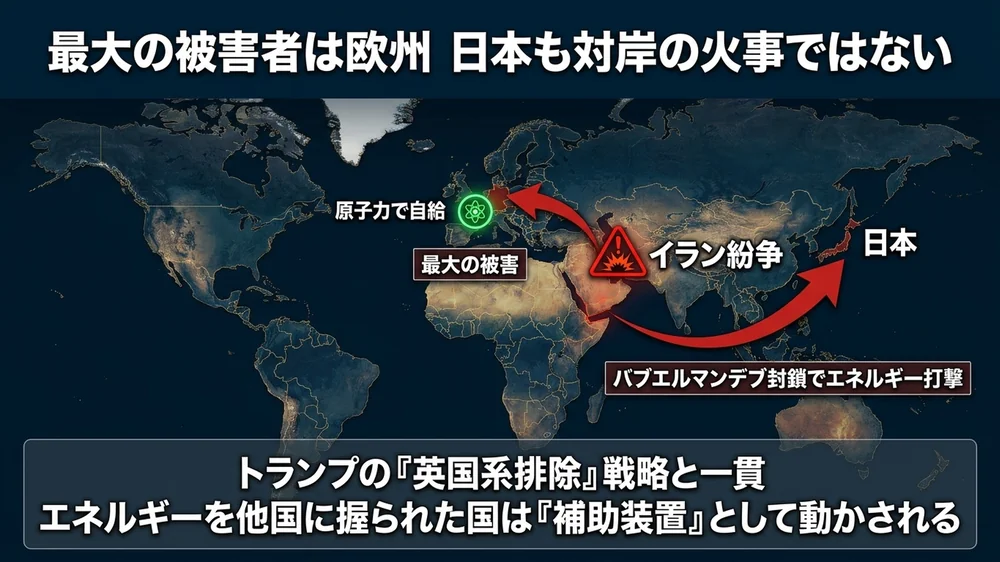 イラン紛争で最大の被害を受ける欧州と日本への影響