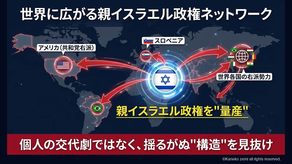 世界に広がる親イスラエル政権ネットワーク