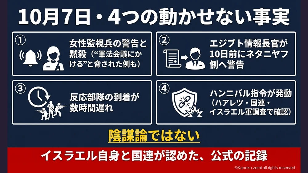 4つの動かせない事実