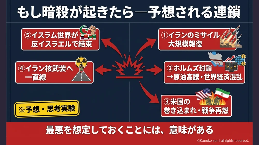 もし暗殺が起きたら 予想される5つの連鎖