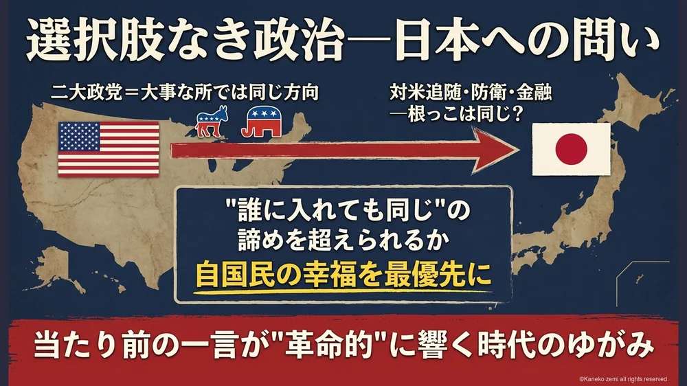 選択肢なき政治 日本への問い