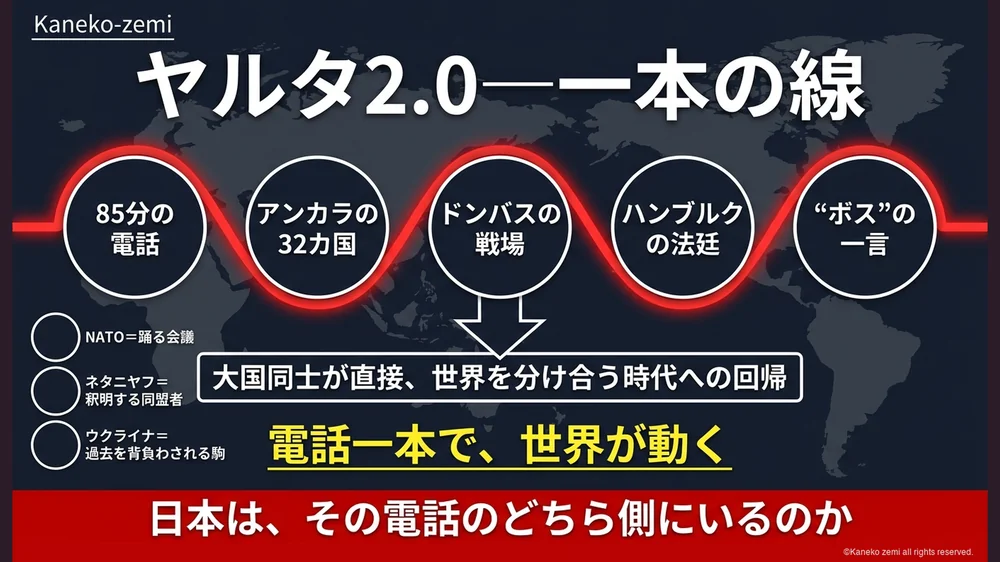ヤルタ2.0 一本の線