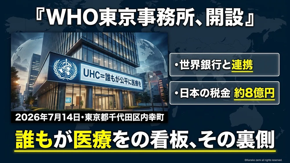 WHO東京事務所・UHCナレッジハブ開設
