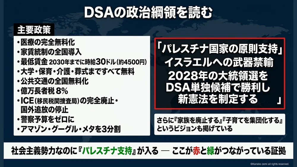 DSAの政治綱領を読む