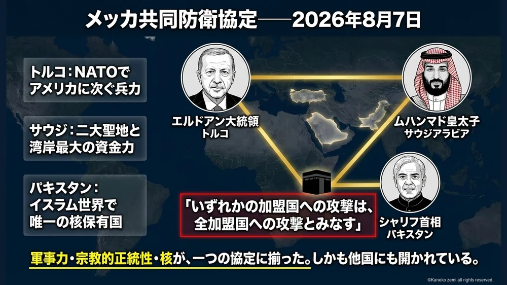 メッカ共同防衛協定――2026年8月7日