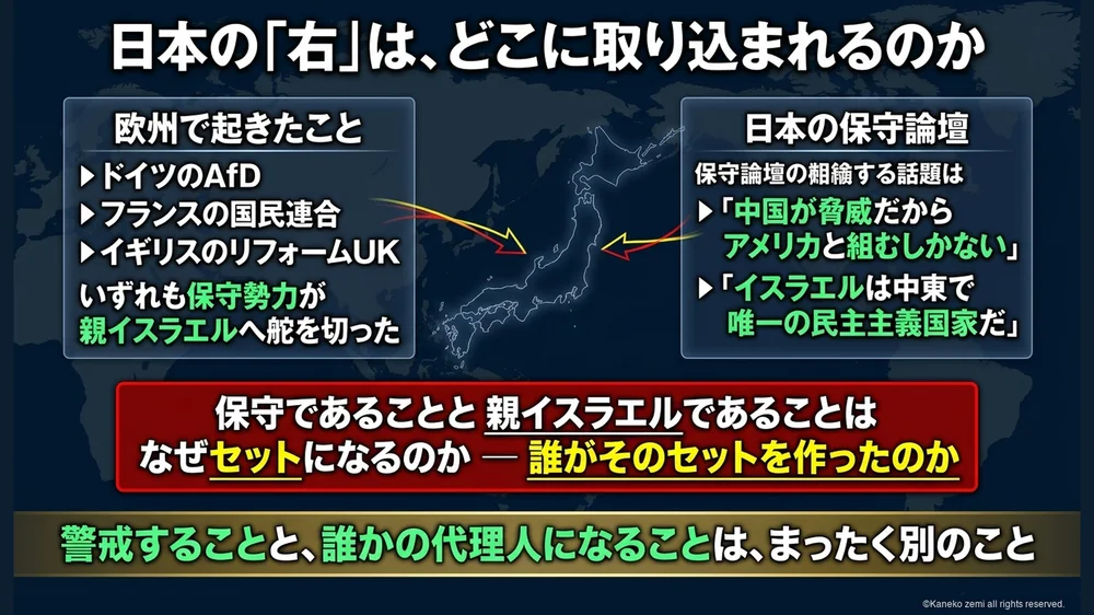 日本の右はどこに取り込まれるのか