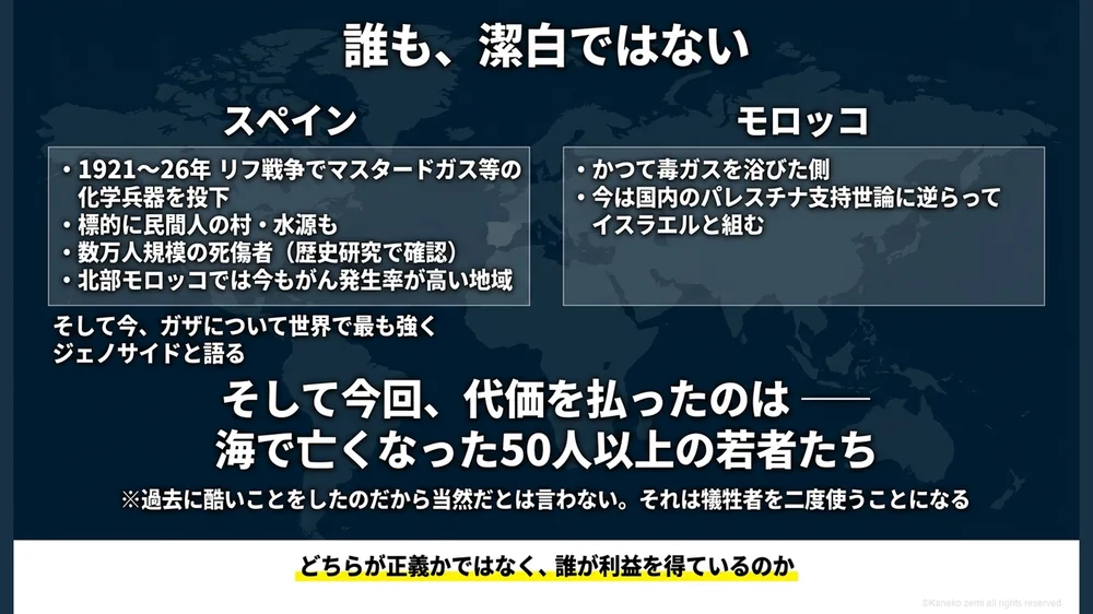 誰も潔白ではないリーフ戦争の歴史