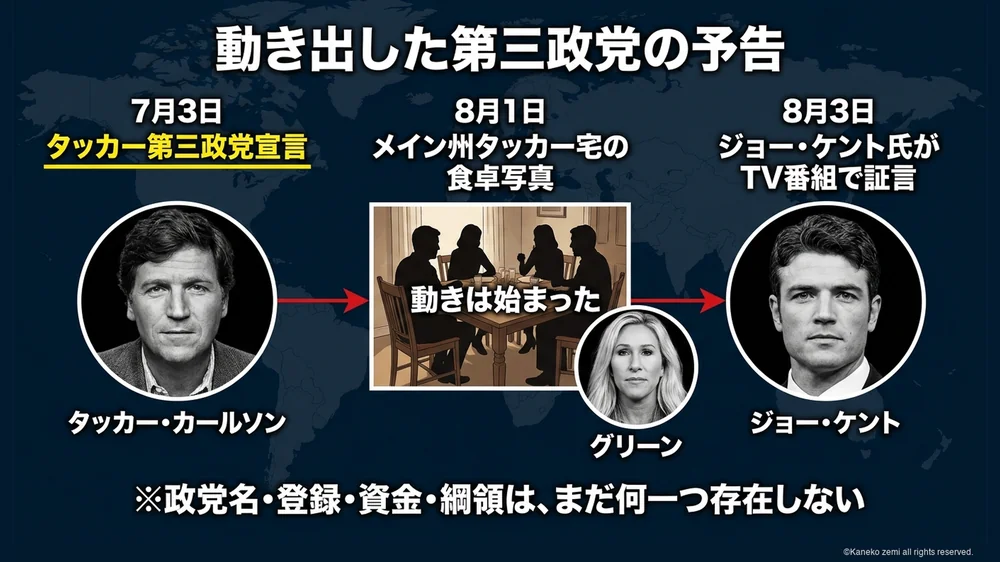 動き出した予告の時系列