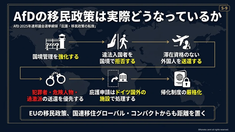 AfDの移民政策の実際の中身