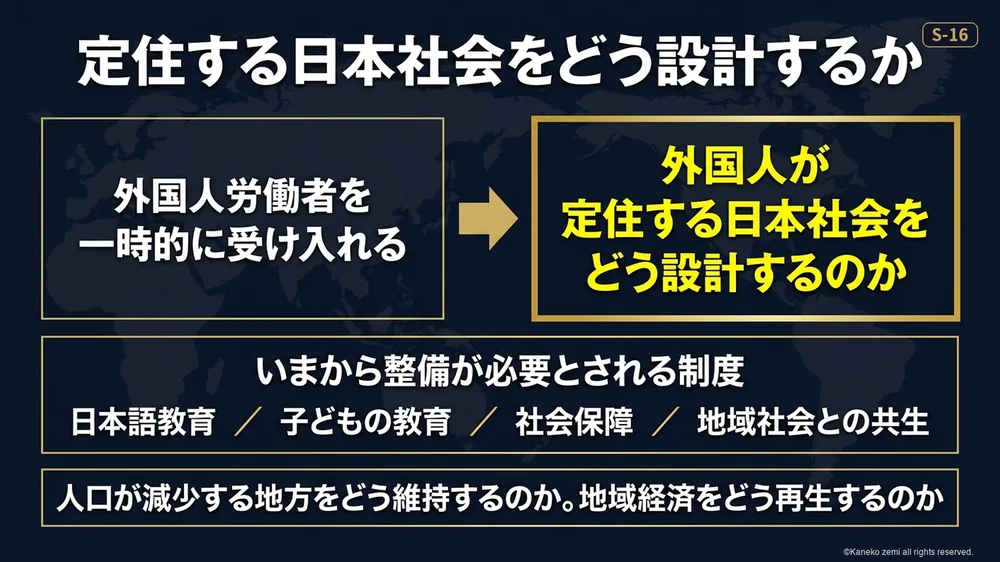 定住する日本社会をどう設計するか