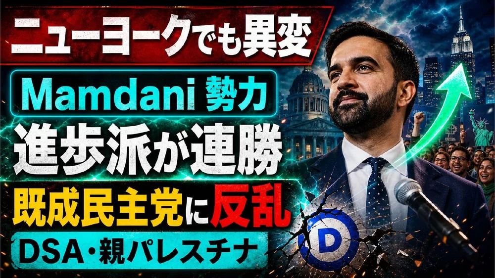 マムダニと民主党左派候補の連勝