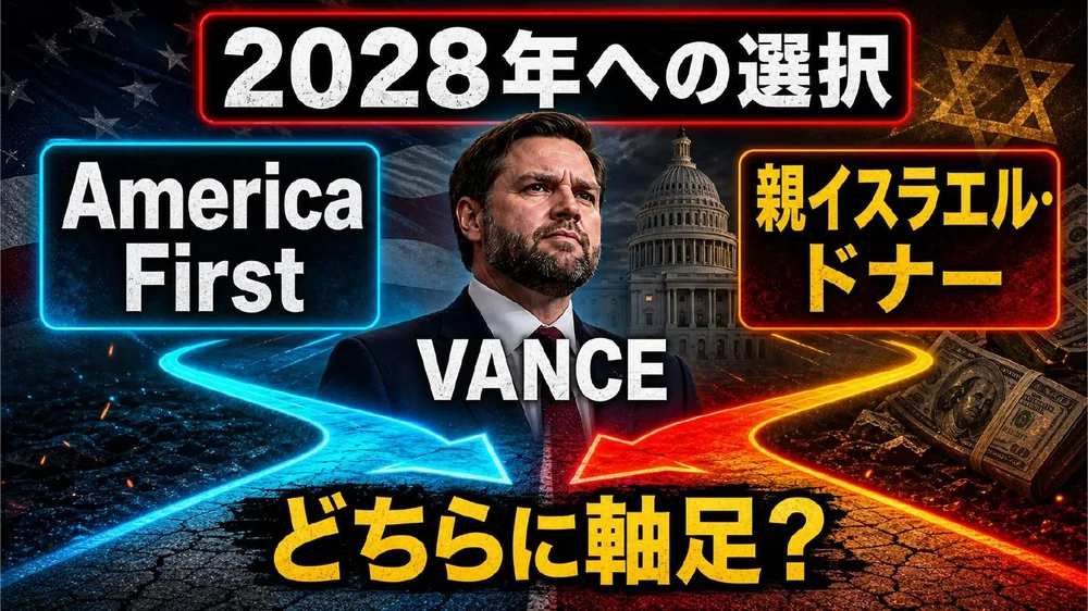2016年トランプと2028年JDヴァンスの資金ネットワークの類似