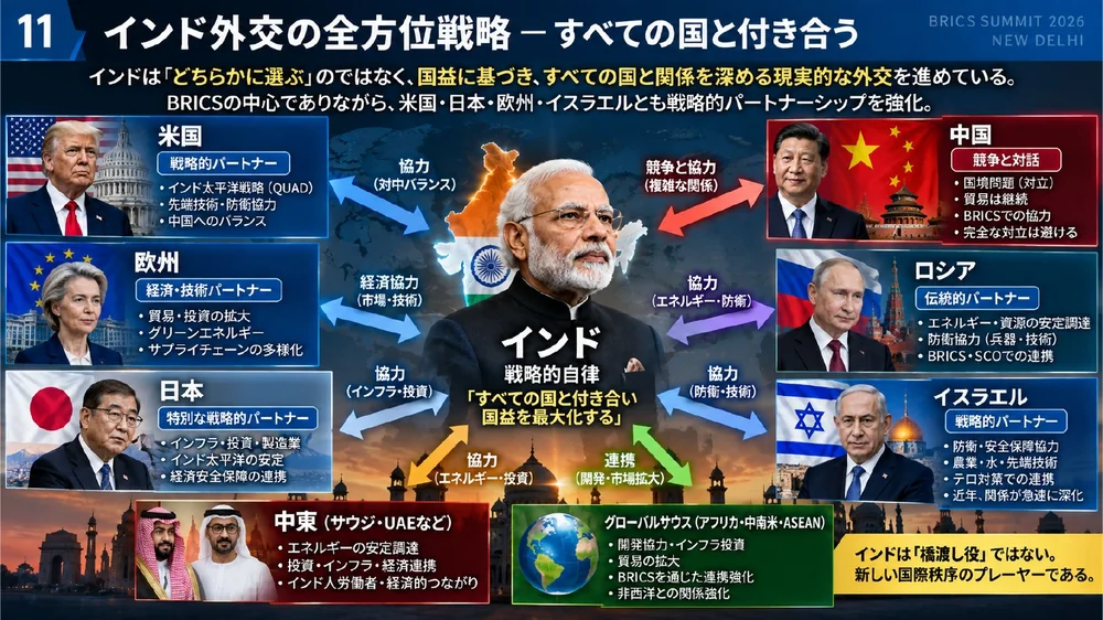 インド外交の全方位戦略 すべての国と付き合う