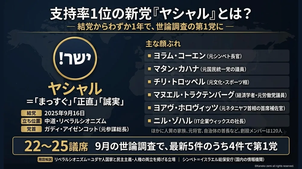 支持率1位の新党ヤシャルとは