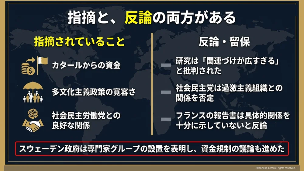 指摘と反論の両方がある