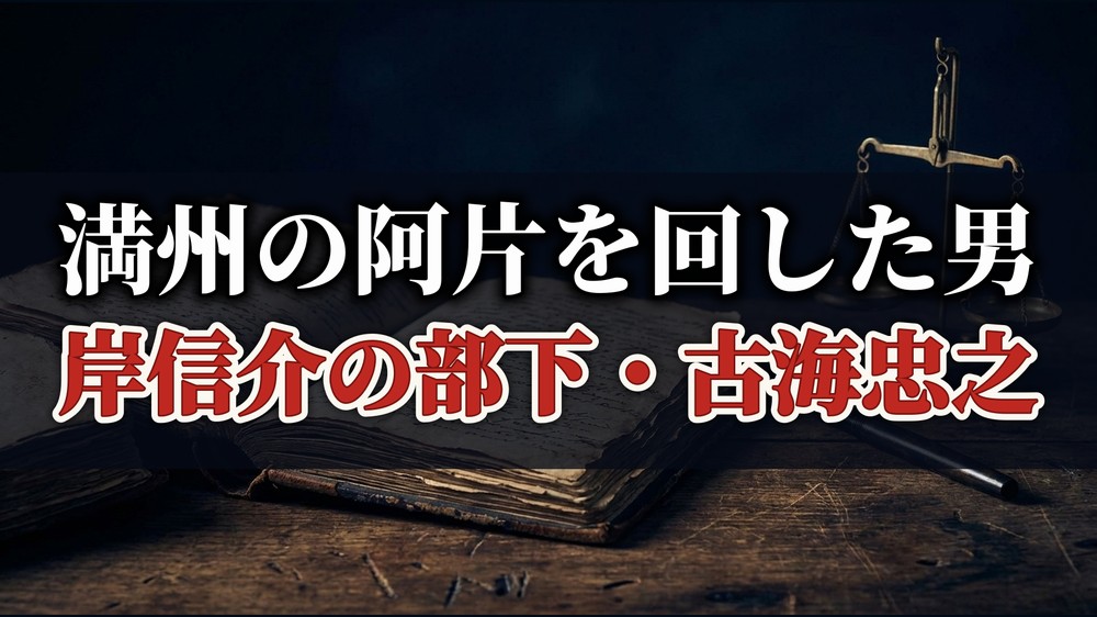 満州の阿片を回した男 岸信介の部下・古海忠之