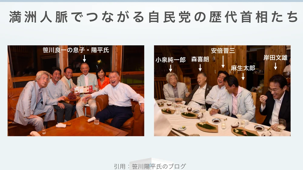 満洲人脈でつながる自民党の歴代首相たち