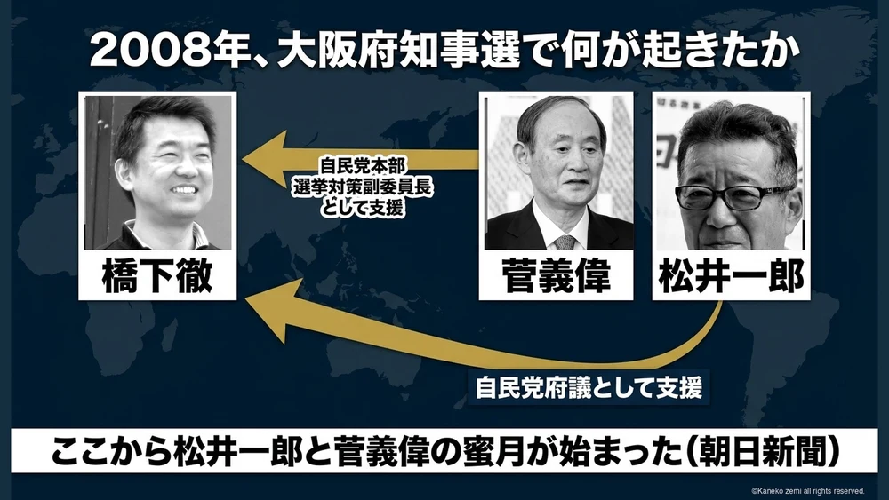 2008年、大阪府知事選で何が起きたか