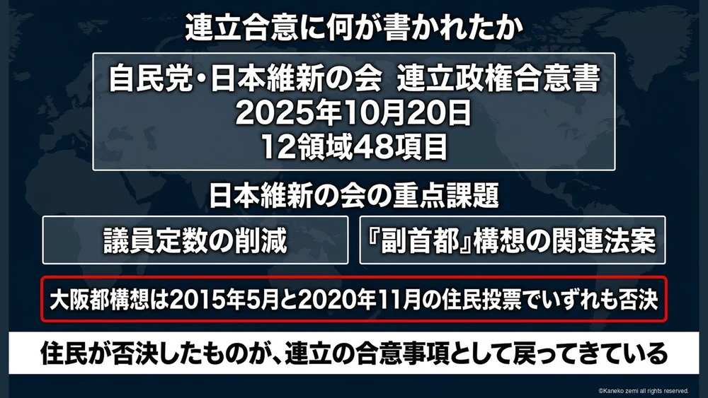 連立合意に何が書かれたか