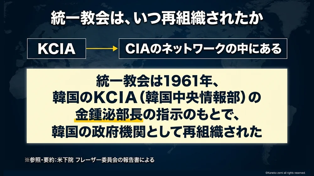 統一教会は、いつ再組織されたか