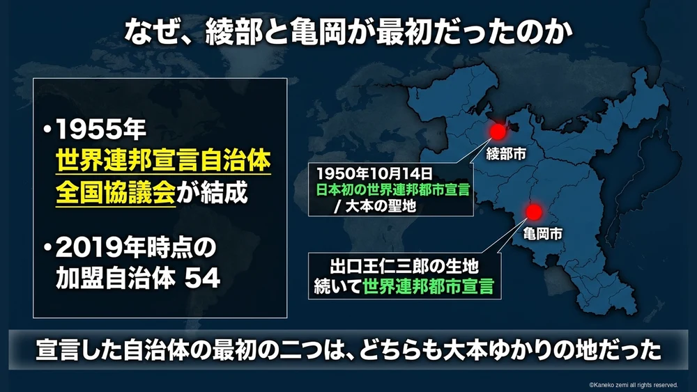 なぜ、綾部と亀岡が最初だったのか