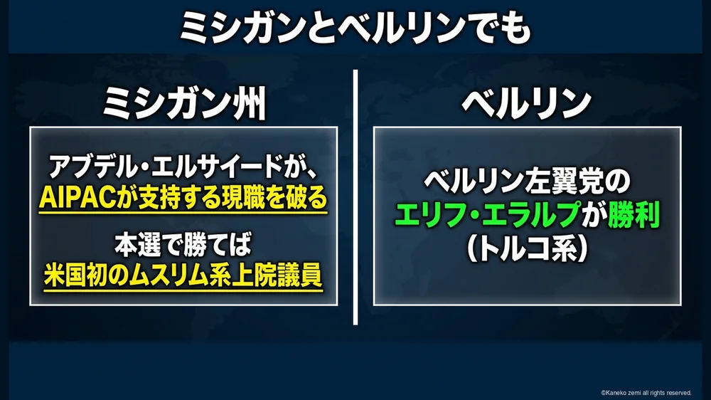 ミシガンとベルリンでも
