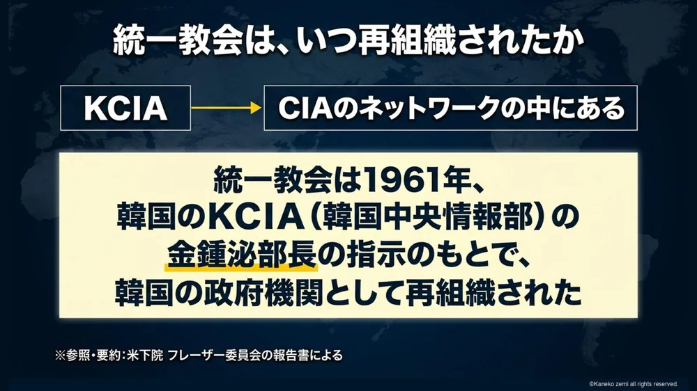 統一教会は、いつ再組織されたか