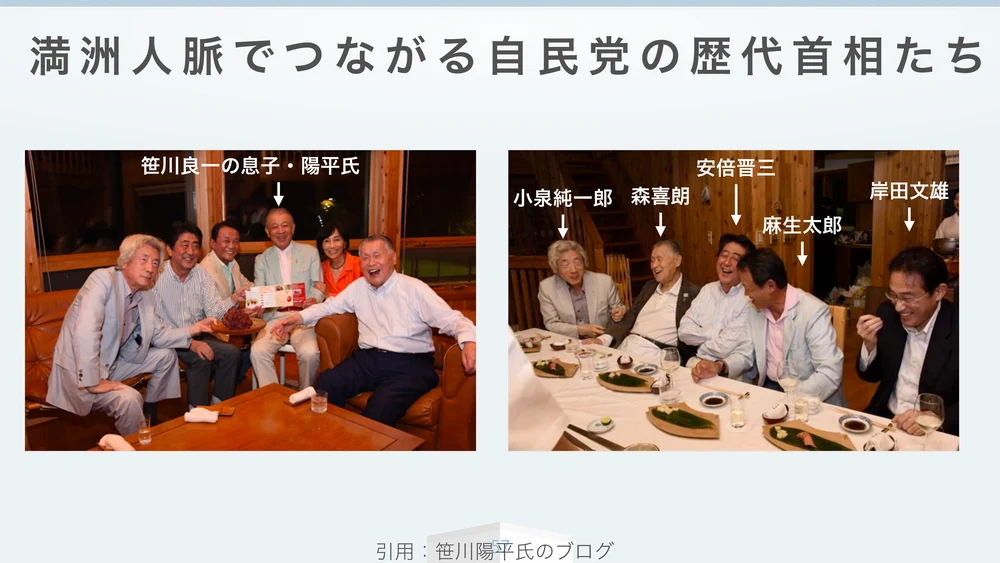 満洲人脈でつながる自民党の歴代首相たち